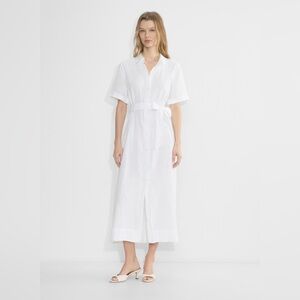 NWT - Wilfred Eleta Linen Maxi Dress - Size Medium - White